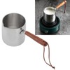 450ML Stainless Steel Butter Warmer Mini Butter Coffee Milk Pot
