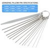 DODUOS Guitar Bridge Saddle File 13 Sizes Stainless Steel Grinding