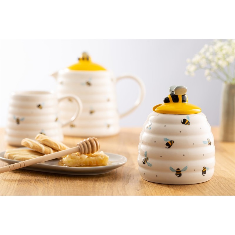 Price & Kensington Sweet Bee White 4 Cup Teapot