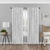 Eclipse Nora Botanical Rod Pocket Curtains for Bedroom, Single Panel,