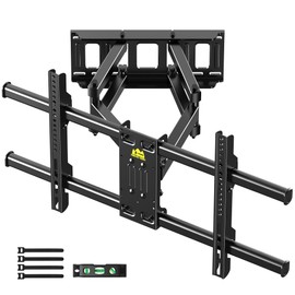 FORGING MOUNT Full Motion TV Wall Mount for 42–95 Inch Screens, Pre-Assembled TV Mount for Easy Install, Swivel, Tilt,Universal Wall Mount Bracket,VESA 800x400mm Holds 132 lbs, 12″/16″ Wood Studs
