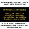 MightySkins Glossy Glitter Skin for HP Pavilion x360 14" (2017)