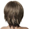 AIYLMZ Short Curly Layered Pixie Cut Synthetic Wig with Wig