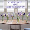 35 PCS Glass Bud Vases for Centerpieces, 5.5" Clear Small