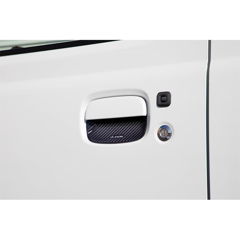 Jaos B636513Z Jimny Door Handle Protector, Carbon Style, JB64 Series,
