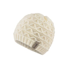 Sterntaler Knitted Cotton Hat (Organic) - GOTS Unisex Beanie, ecru