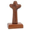 Wood Cross Tabletop Decor Hand Crafted Surface Polishing Sturdy Durable