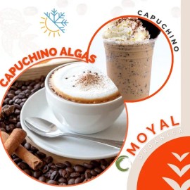 Café Premium Capuchino Algas Black Fusión 16 Sobres De 30g