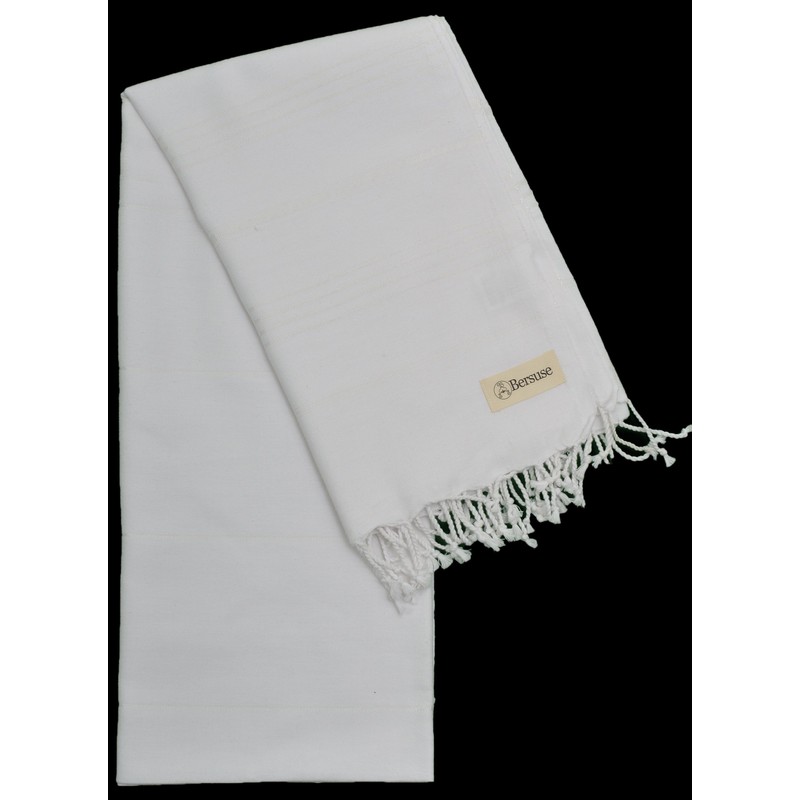 Bersuse 100% Cotton - Anatolia Turkish Towel - White