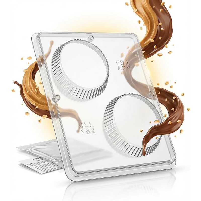 Extra Large Peanut Butter Cup Chocolate Candy Mold for Candy
