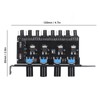 Fan Hub 12V 4pin 8 Channels 4 Knob Stable Precise