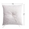 Gudotra Porte-Alliance Lace Wedding Ring Cushion (20cm)
