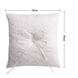 Gudotra Porte-Alliance Lace Wedding Ring Cushion (20cm)