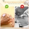 2 Pieces Makeup Mixing Palette Makeup Mixing Tray Acrylic Foundation