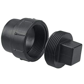 NIBCO 5816 3 Cleanout Adapter Spg x Cleanout with Plug ABS