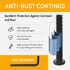 ITEHZTO 5/16-18 Bolt, 5/16-18 x 4" Flat Head Hex Socket