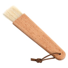 XLIUAX Pastry Brush with Beech Wood, Natural Boar Bristle Basting Brush for Cooking Flat Food Brushes for Spreading Butter Oil Sauce Barbecue Baking Kitchen Cooking