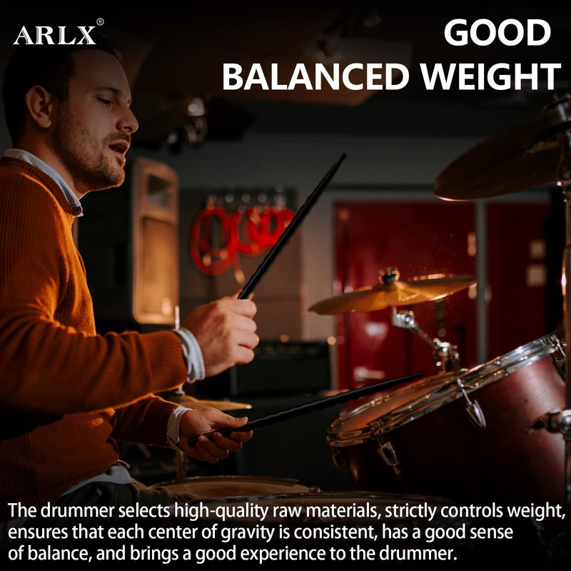 Drum Sticks 5a Drumstick 1 Pack Carbon Fiber Drumsticks