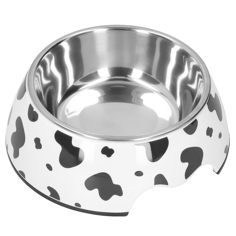 Dog Food and Water Bowl AntiSlip Base Stainless Steel Pet