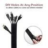 Wonder Care Soft Neoprene Cable Sleeve Wrap Cover Management Cord