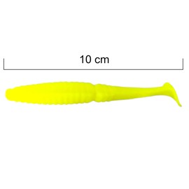 SEABUZZ Rubber Fish Fishing Lure Set Duo Shad 5 Pieces x 100 mm - Pike Trout Perch Rubber Bait - Zander & Catfish Artificial Bait - Predator Fish Fishing Set - Fresh and Saltwater Fishing Equipment