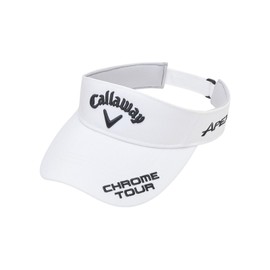 Callaway Men's Continuous Classic Sun Visor, Tour TW VISOR JM/Hat, Golf, 25SS_1030_White