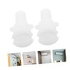Gatuida 2 Pcs Air Conditioner Deflector Adjuster Spring Loaded White