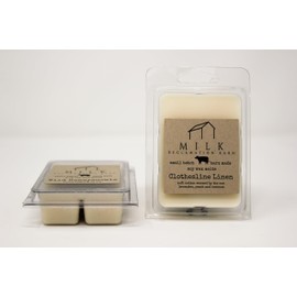 Milk Reclamation Barn Clothesline Linen Scented Wax Melts, 3 Oz, Home Fragrance Accessories