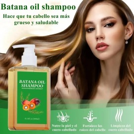 Set de 4 Piezas Champú con Aceite de Batana y Romero, Fortalecedor, Anti-Caída y Estimulante del Crecimiento Capilar, Para Cabello Sano y Brillante。My