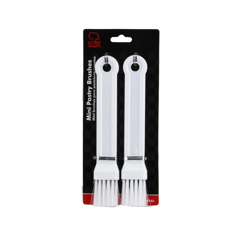 Chef Craft Select Plastic Mini Pastry Brush, 7 inches in