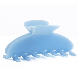 MAORULU Premium Blue Acetate Hair Clips for Women – 4 Inch Claw Clips, Durable Jaw Clip, Lightweight Hair Clamp for Thick and Thin Hair