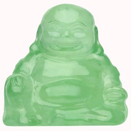 Hguxmcu Fluorite Crystal Laughing Buddha Statue Meditation Decor Spiritual Art Piece Healing Stone Figurine Zen Altar Sculpture Feng Shui Gift Yoga Space Ornament Peaceful Home Temple Collectible