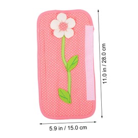 COHEALI 2pcs Flower Refrigerator Handle Covers Kitchen Appliance Protector Easy to Clean Match Decorative Practical Fridge Door Handle Covers for Home Use