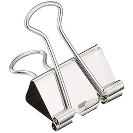 Sancake Com Double Clips, Medium, DB-2-SVPP, 20 Pieces, Silver