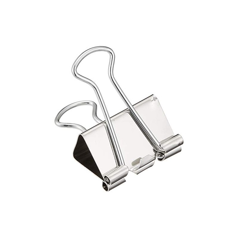 Sancake Com Double Clips, Medium, DB-2-SVPP, 20 Pieces, Silver