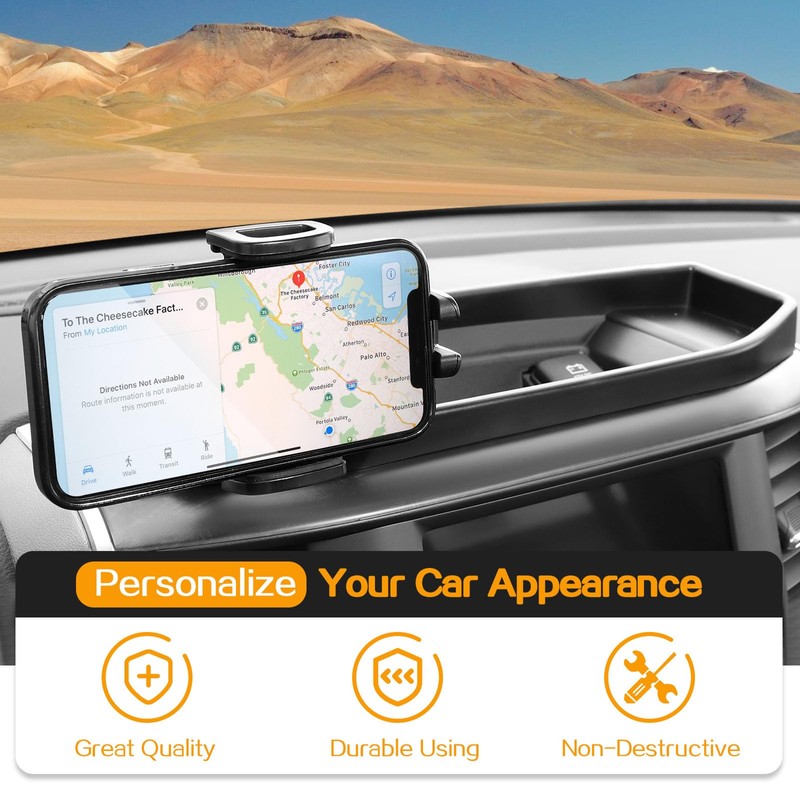 Hoolcar for Ram Dash Phone Holder Dashboard Cellphone Phone Mount