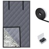 3 Layer 39x63in Thermal Insulated Window Cover for Winter,Roll-Up Insulated