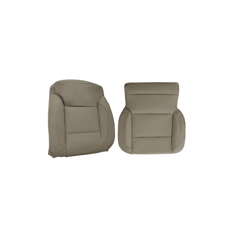 Zieichy Driver Side Bottom +Top Back Replacement Leather Seat Cover