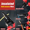 CRIPOP 3 PCS Insulated Pliers Set, 1000V Insulated Electrical Tools