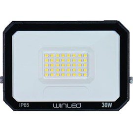 Reflector Winled WRE-013 Slim LED 50W SMD, 6,000 Lúmenes, Blanco Frío 6500K, IP65 Ideal para Exteriores e Interiores,