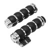 CADUFUELLY Pair of Motorcycle Hand Grips, 1" Universal Non-Slip Handlebar