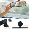 Rear View Mirror Adhesive, Strong Grip Mirror for Car with