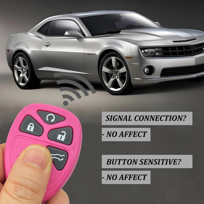 Pink Key Fob Case Shell Fit for Chevy Tahoe Suburban