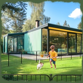 Yaheetech Dog Playpen for Puppy/Small Dogs, Foldable Pet Pen Expandable Fence with Door for Indoor/Outdoor Use, 20 inch 8 Panels