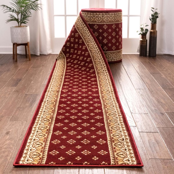 Well Woven Custom Size Hallway Stair Runner - Choose Your