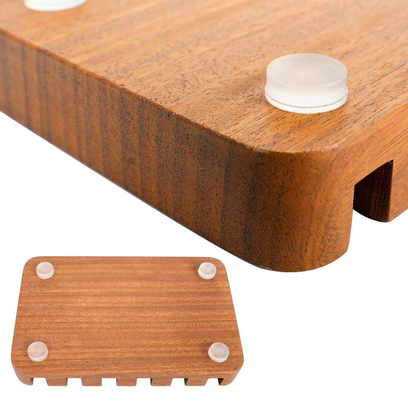 Teak Wood Soap Dish - Bar Soap Holder & Soap