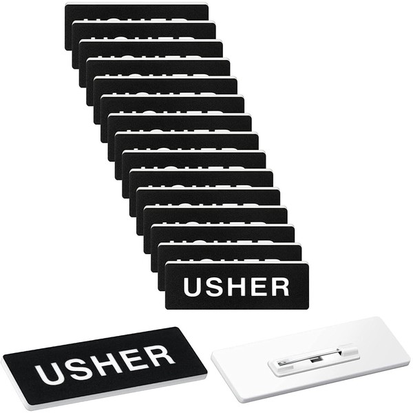 Unbranded/Generic Usher Badges for Church