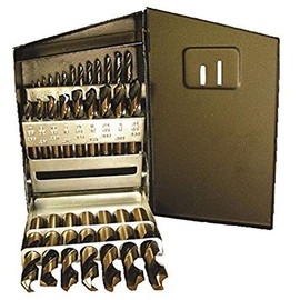 Viking Drill and Tool 66490 SPT-29 Type 260-UB 135 Degree Split Point Mag Super Premium Screw Machine Length Drill Set