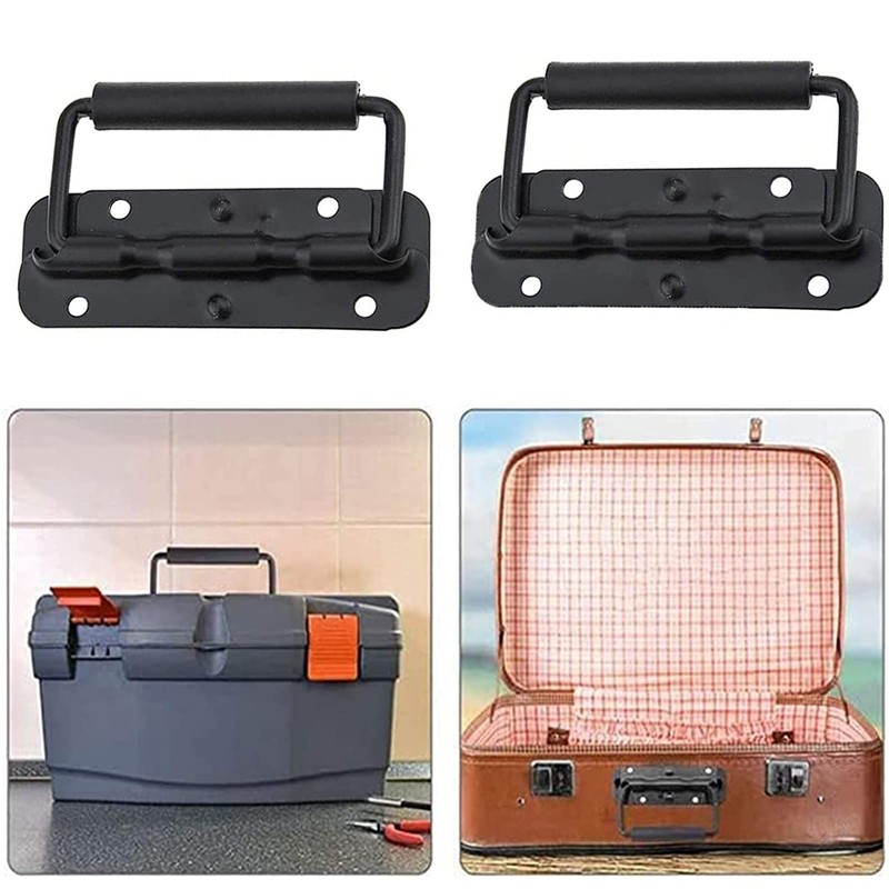 ZTMAKYLH Set of 4 Hardware Boxes Handle, Stainless Steel Box