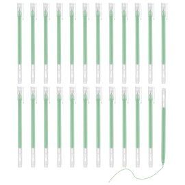 PATIKIL 24 Pcs Colored Gel Pens, 0.5mm Fine Point Pastel Gel Pens High Light Ink for DIY Projects Painting Journaling Notebook Black Paper Drawing, 15cm Length Dark Blue Ink